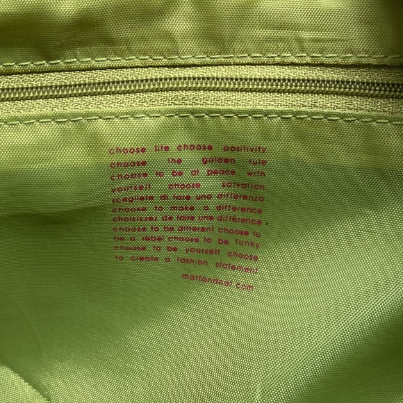 Matt & Nat Red Vegan PVC Messenger Bag - Picture 12 of 16